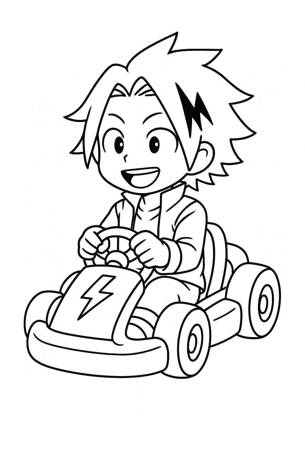 上鳴電気 描く無料 ぬりえ