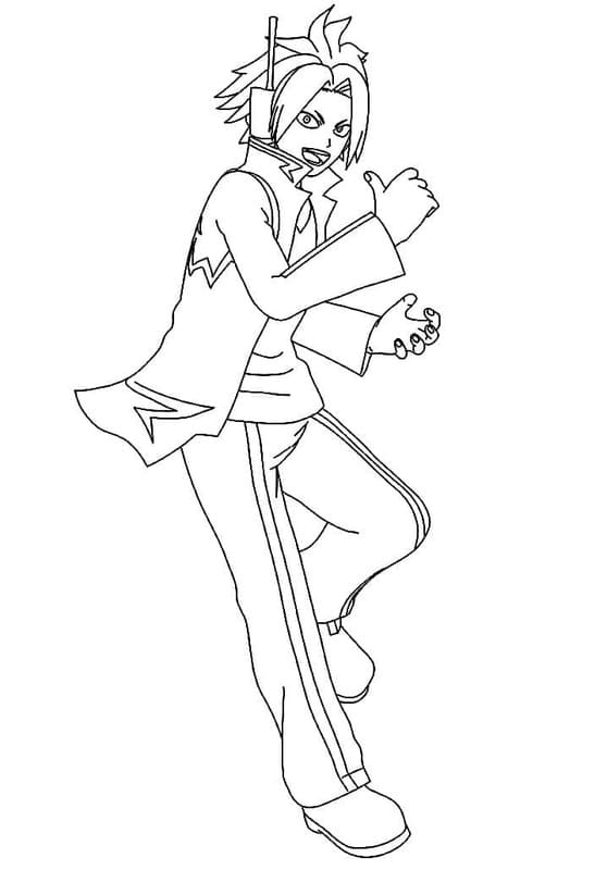 上鳴電気 単純 ぬりえ