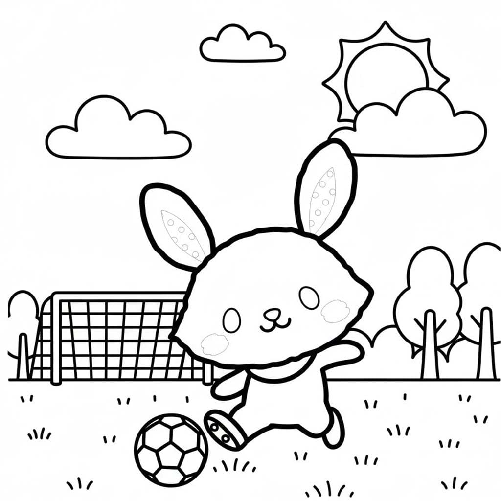 ウィッシュミーメル ボールをプレーする ぬりえ