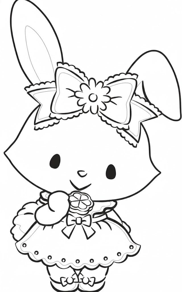 ウィッシュミーメル 美しい ぬりえ