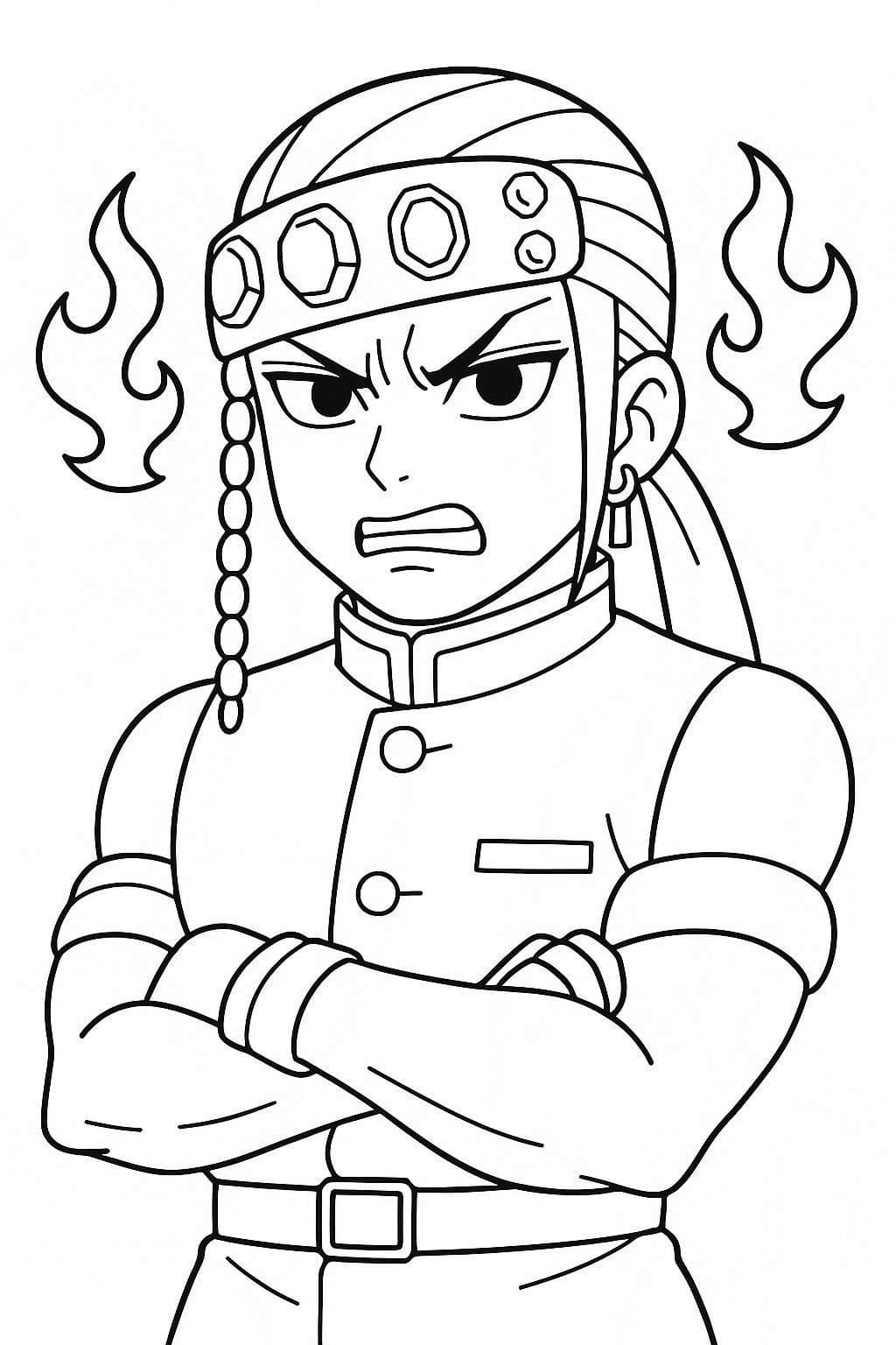 うずいてんげん 1 ぬりえ