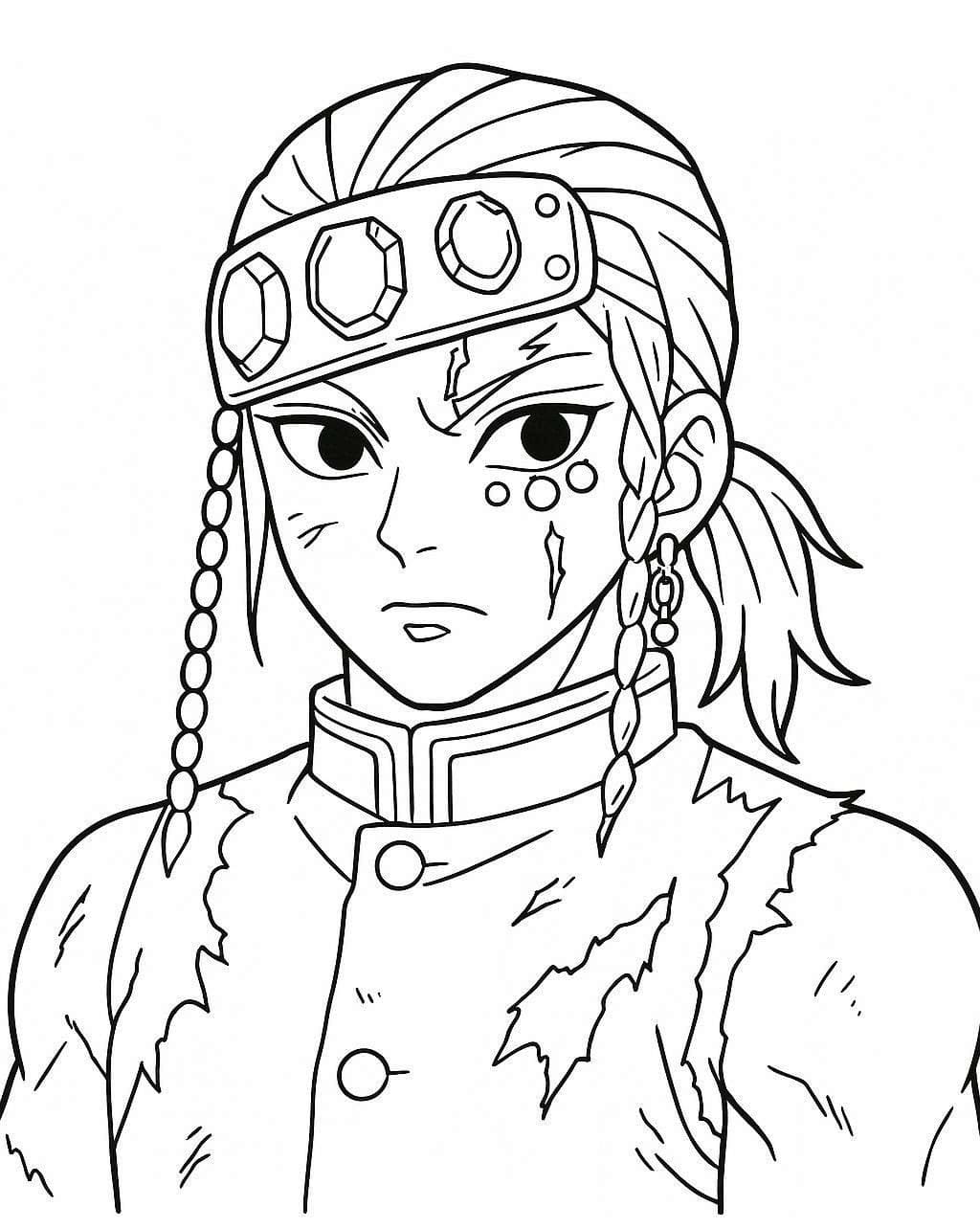 うずいてんげん 2 ぬりえ