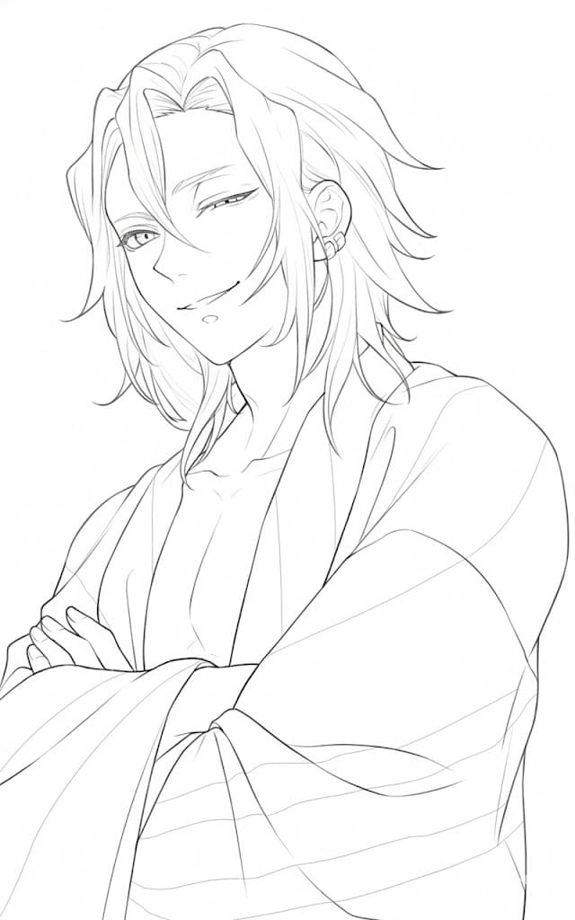 うずいてんげん 無料 ぬりえ