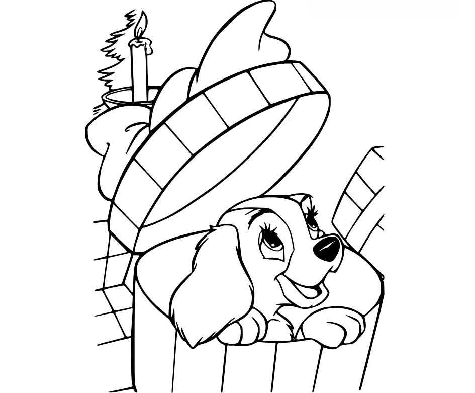 わんわん物語 印刷可能な描画 ぬりえ
