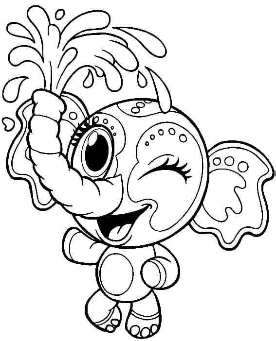 ズーブルズ 無料で印刷可能 ぬりえ