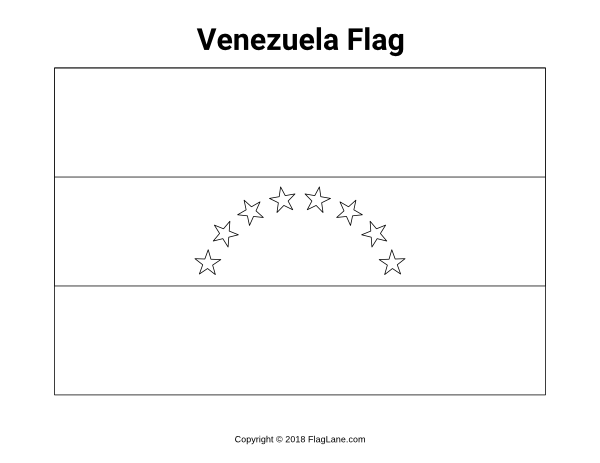 ベネズエラの国旗 ぬりえ 印刷可能ぬりえ無料ダウンロード