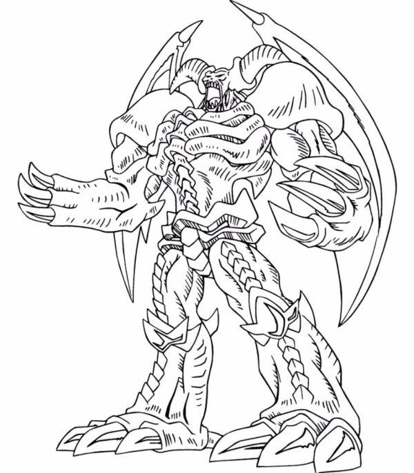 Yu-Gi-Oh - 印刷可能ぬりえ無料ダウンロード