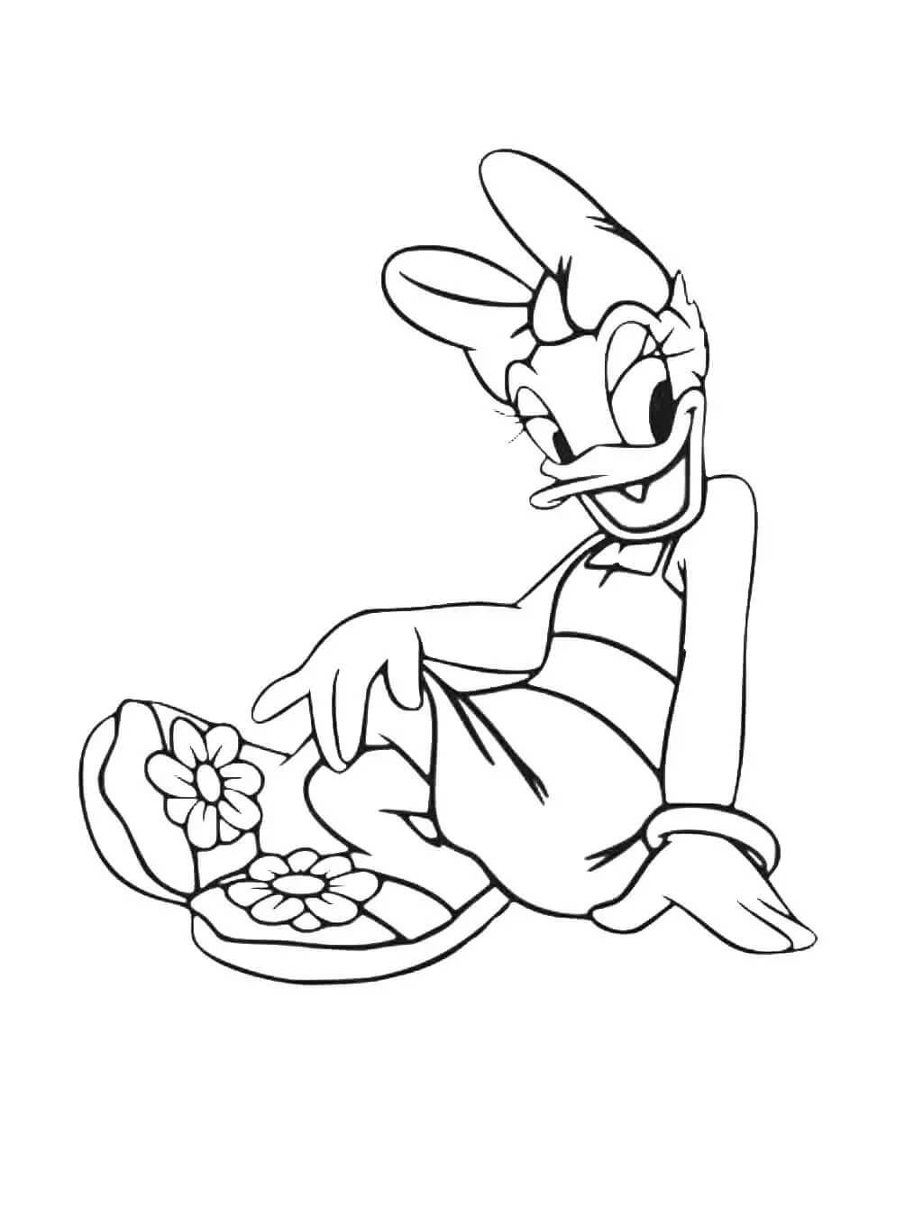 新品★デイジーダック Daisy Duck アヒル デイジー ダック 油絵風 絵 7409055330267-6.jpg