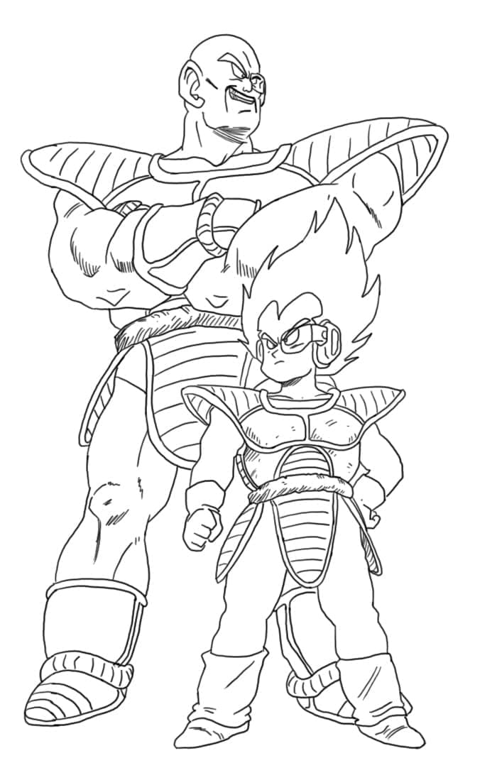 ナッパとベジータ ベジータ&ナッパ 2d #ドラゴンボール #ドラゴンボールz