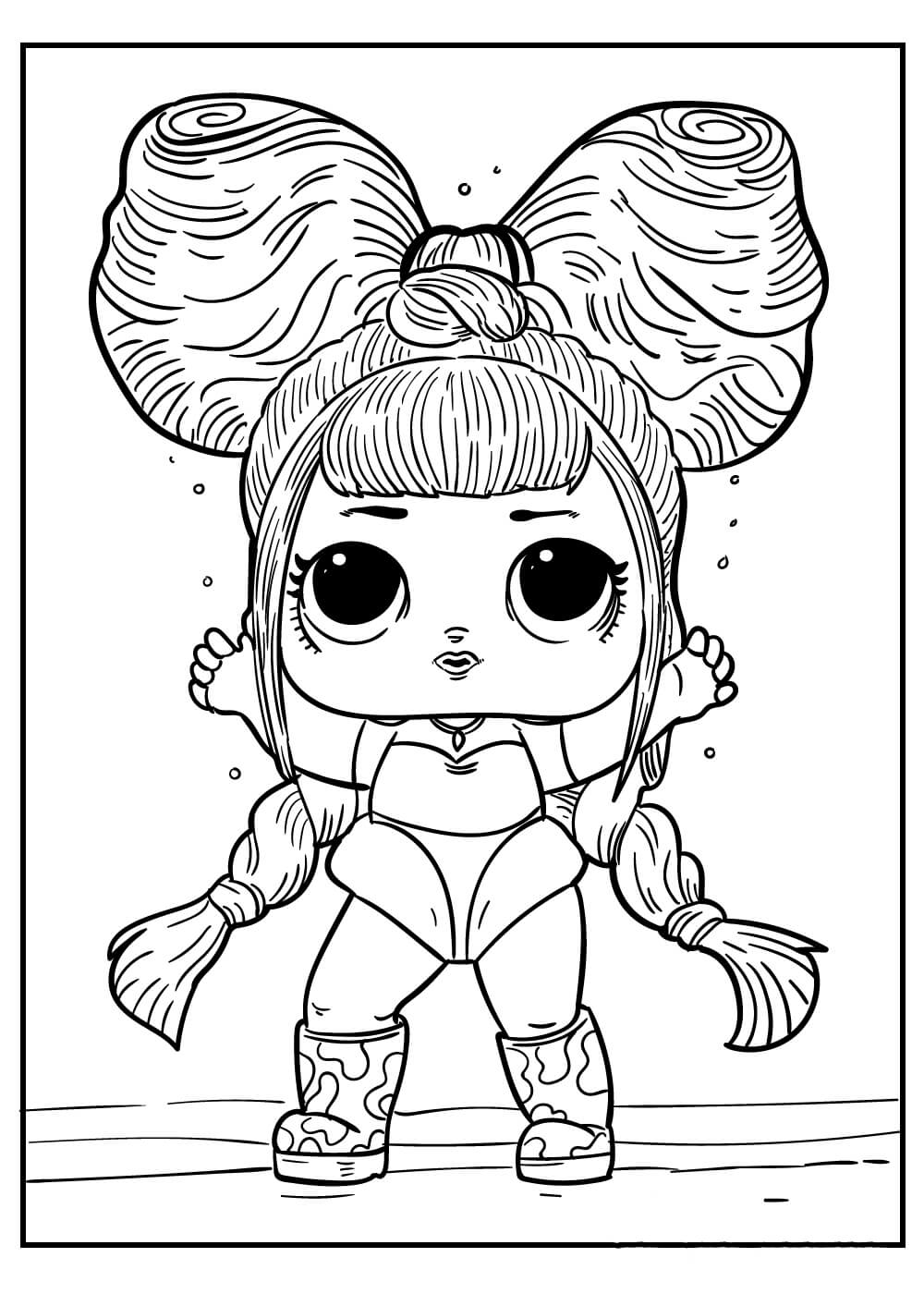 笑のサプライズの無料キャラクター 印刷可能ぬりえ無料ダウンロード