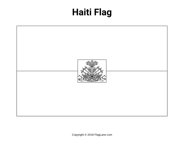 ハイチの国旗 ぬりえ 印刷可能ぬりえ無料ダウンロード