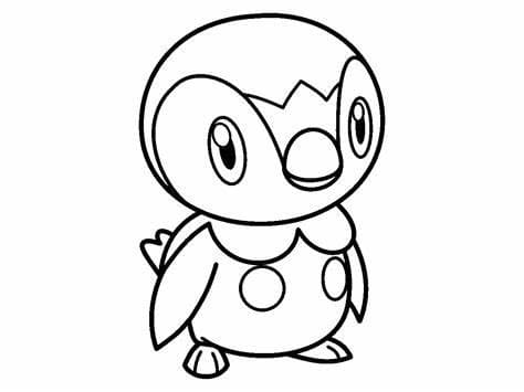 ポッチャマ ぬりえ - KodomoNurie.Com