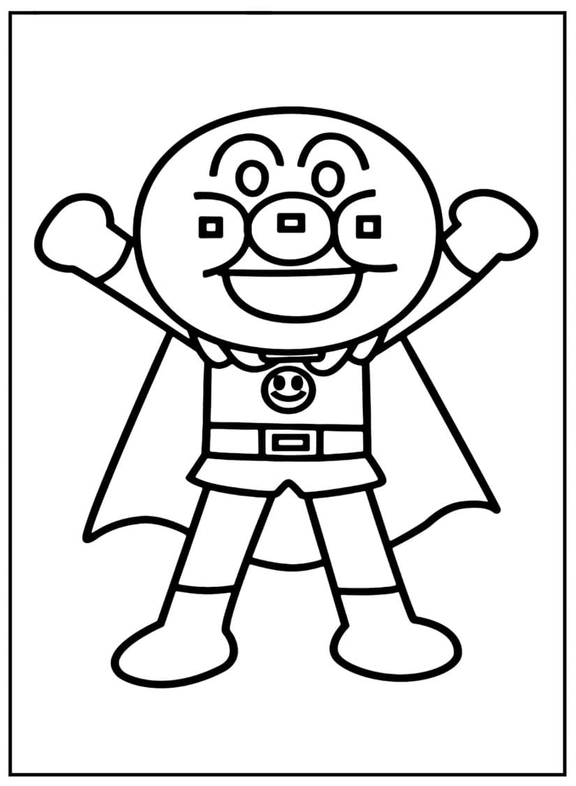 アンパンマン 塗り絵 キッズ向けアンパンマン - 印刷可能ぬりえ無料ダウンロード