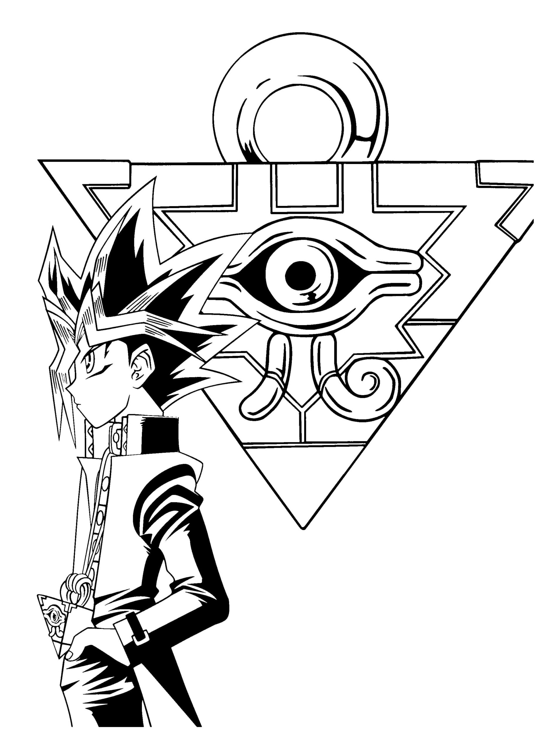 遊戯王 ぬりえ 遊戯王！ ぬり絵 - KodomoNurie.Com