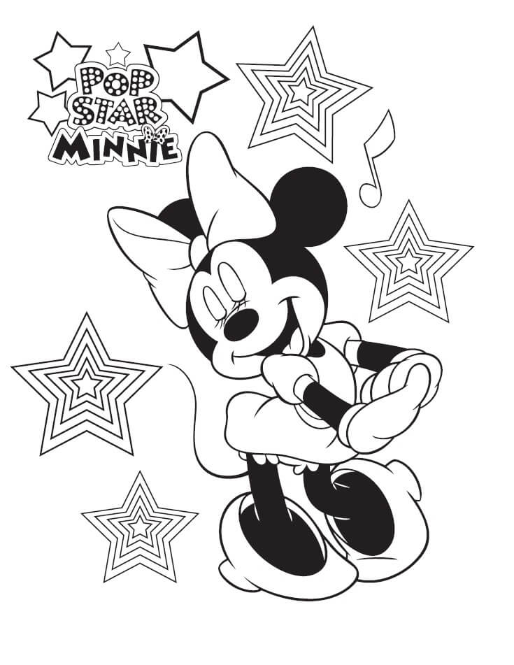 ミニーマウスを保持しているミッキーマウス 印刷可能ぬりえ無料ダウンロード 4074