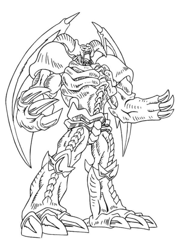 Yu-Gi-Oh - 印刷可能ぬりえ無料ダウンロード