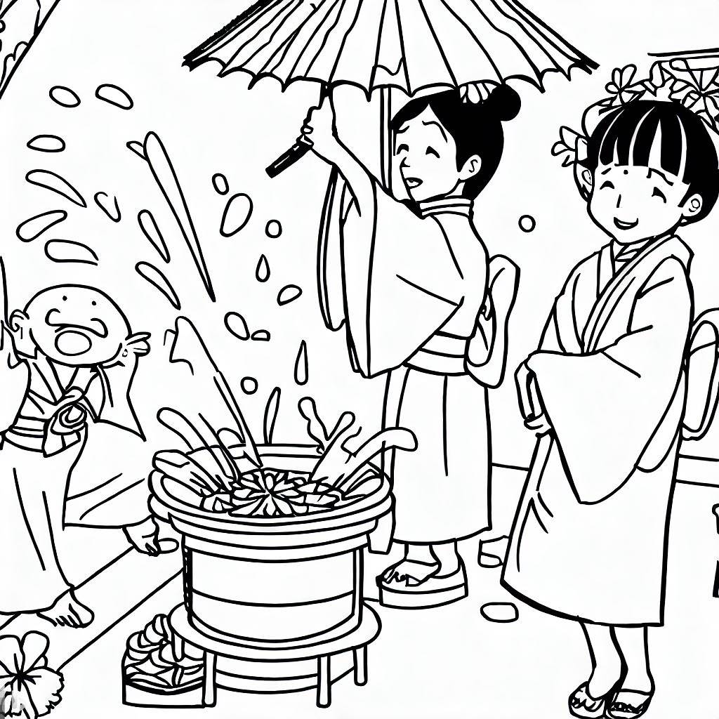 昭和の日12 印刷可能ぬりえ無料ダウンロード