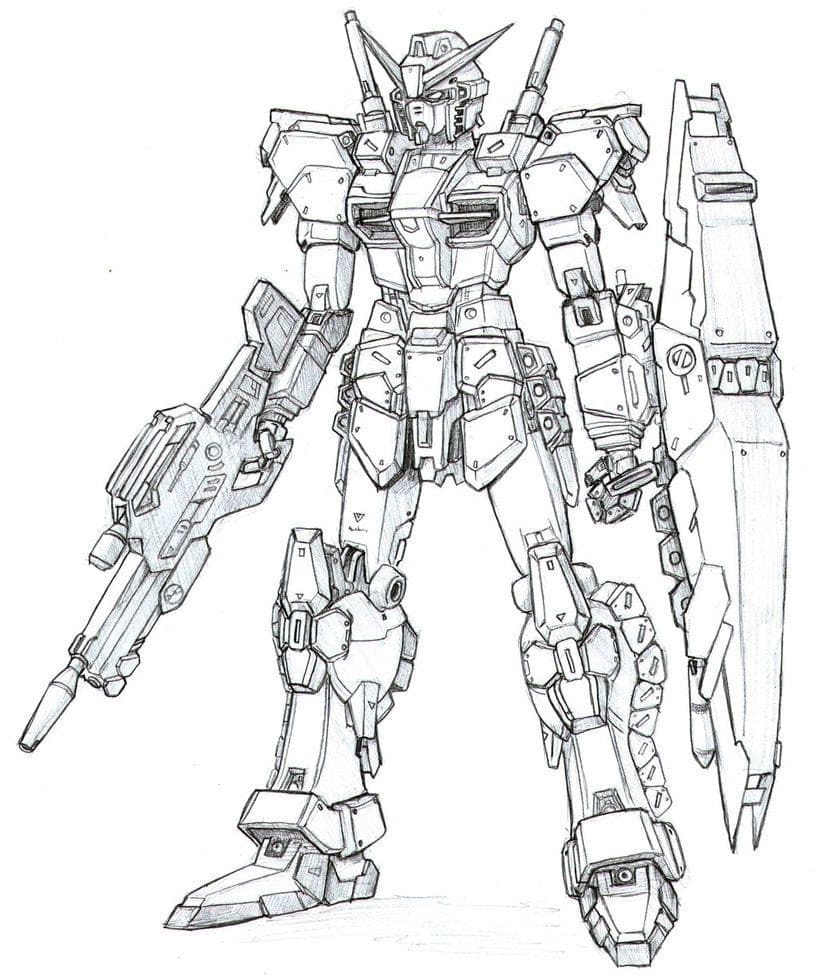ledmomo ガンダム戦車模型ぬりえテンプレートペーパーツール 迷彩 ..., 画像サイズ:816x980