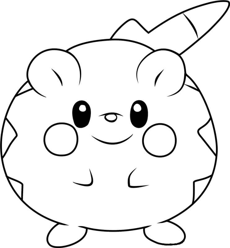ポケモンプラスルかわいい - 印刷可能ぬりえ無料ダウンロード