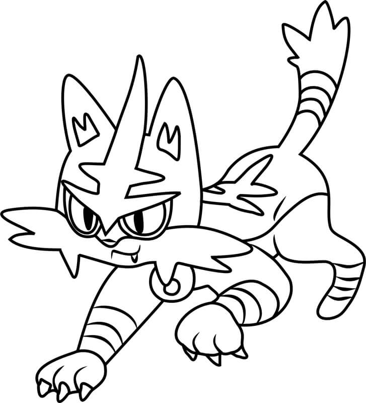 ボーポケモンシェイミ - 印刷可能ぬりえ無料ダウンロード