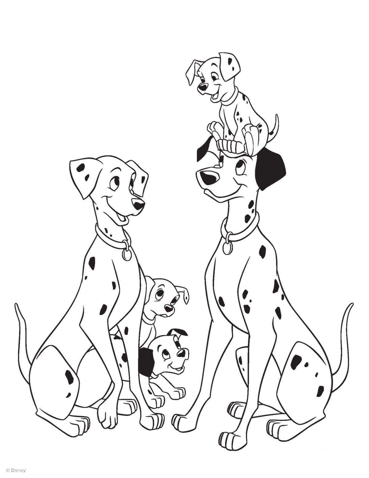 printable penny coloring pages dalmatians