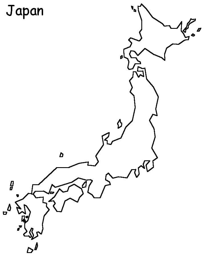 日本地図ぬりえ 印刷可能ぬりえ無料ダウンロード