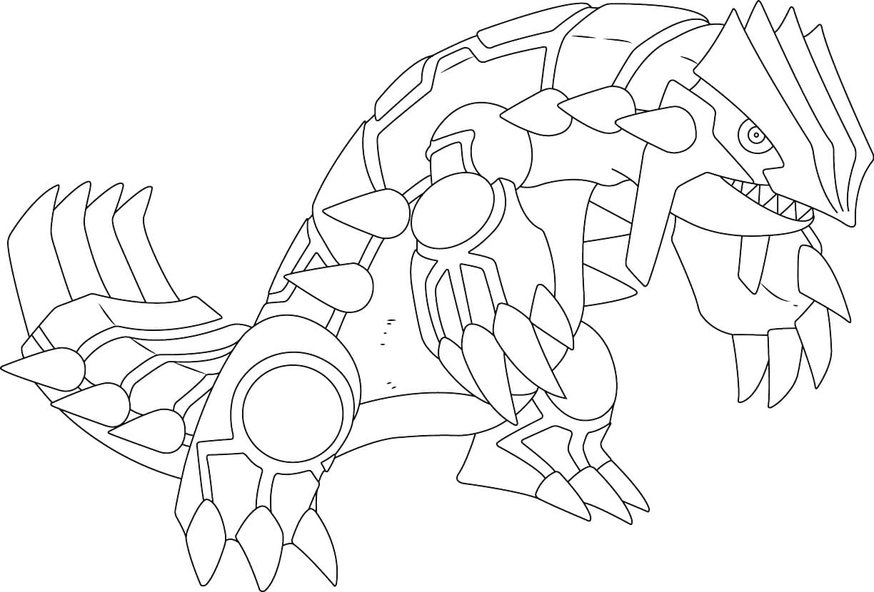 Groudon Pokemon Coloring Pages Xcolorings Com | My XXX Hot Girl